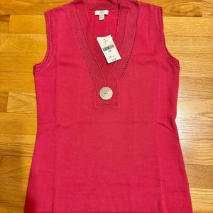 J Jill sleeveless top. Magenta /pink.